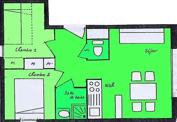 Appartement Lumineux, 5 Personnes, 2 Chambres - Oci04 0*, Beaufort (Savoie) France